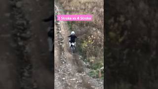 2 Stroke vs 4 Stroke trailtrabas trail motocross ktm450 crf450 yz450f motorcycle gasgas fyp [upl. by Sudnor]