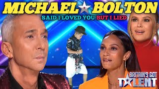 BGTMichael Bolton Song Makes the Jury Carried Away by Their Feelings When Song With Great Emotion [upl. by Aneerehs]