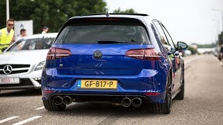 400HP Stage 2 Volkswagen Golf 7 R w Custom Exhaust  Launch Controls Revs amp Accelerations [upl. by Mosby]