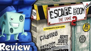 Escape Room The Game Escape Rooms II Review with Tom Vasel [upl. by Asertal]