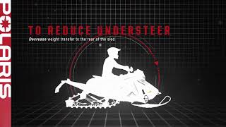 Understanding Suspension Adjustments Trail Performance Handling and Cornering Polaris Snowmobiles [upl. by Sella717]