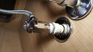 How to replace Shutoff valve on CPVC pipe Замена крана на пвх трубе [upl. by Akilaz]