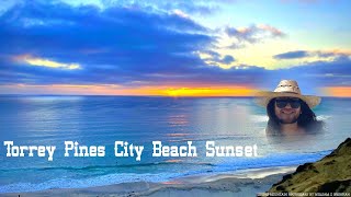 Torrey Pines City Beach Technicolor Sunset – La Jolla California [upl. by Ethelinda]