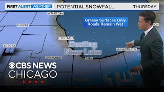 First snow of the season for Chicago area expected on Thursday [upl. by Rosane]