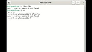 how to Fix linux debian bullseye quot ifconfig bash ifconfig command not found quot [upl. by Arrat]