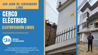 Instalación cerco eléctrico de alto voltaje  ENERGIZADOR LINSEG [upl. by Rahal]