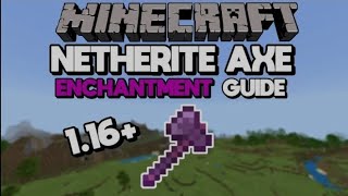 The Perfect Netherite Axe for Minecraft [upl. by Mahtal]