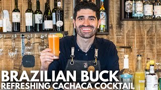 Brazilian Buck  A Refreshing Ginger Cachaça Cocktail [upl. by Jeavons]