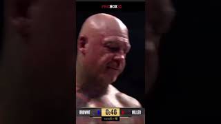 JARRELL MILLER VS LUCAS BROWNE THE STOPPAGE [upl. by Itsur783]