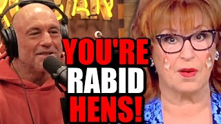 Joe Rogan DESTROYS Whoopie Goldberg amp Joy Behar in HILARIOUS VIDEO [upl. by Ynnavoig]