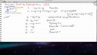 Discrete Math 1  Tutorial 35  Proof by Contradiction Example [upl. by Boyer482]