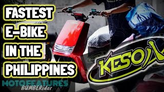 2023 Fastest EBIKE in the Philippines  100kph Keso Electric Bike [upl. by Ayouqes924]