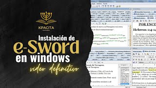 Instalación de e Sword en Windows [upl. by Ehav]