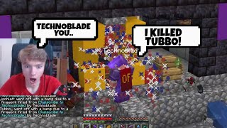 Technoblade kills Tubbo on LManburg Festivaldream smp [upl. by Yentrac753]