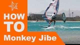 Windsurfing Tutorial How to Monkey Jibe or Donkey Jibe [upl. by Roose]