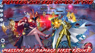 Saint Seiya Awakening KOTZ  Defteros  Eris Burst Combo at PvP [upl. by Olivie]