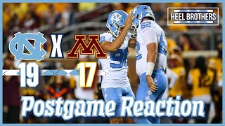 UNC vs Minnesota Football Postgame Reaction [upl. by Aleetha224]