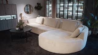 Easysofa  Hoeksalon Italio  Beige [upl. by Avitzur]