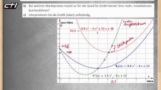 Betriebsoptimum und Betriebsminimum  Lang und kurzfristige Preisuntergrenze ★ Interpretation [upl. by Charin]