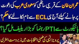 PHC ordered to remove the PTI leaders name from ECL Pervaiz ilahis nomination papers Imran Khan [upl. by Valma]