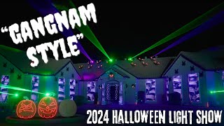 2024 Halloween Light Show Part 4  PSY quotGangnam Stylequot [upl. by Miranda]