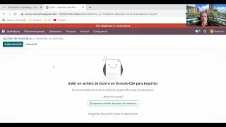 Odoo  Como Cargar Inventario inicial desde Excel [upl. by Llerraf593]