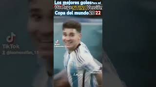 Los mejores goles de Argentina para mí de la copa del mundo 2022 [upl. by Enialb]