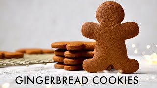 GINGERBREAD COOKIES  gingerbread man recipe [upl. by Nired]