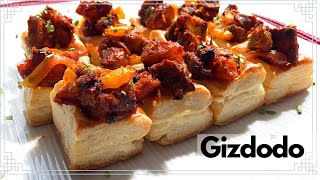 Small Chops for parties GIZDODO vol au vent  DELICIOUS dodo gizzard in flaky PUFF PASTRY CASES [upl. by Tonkin422]