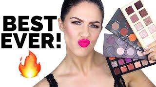 MUST HAVE EYESHADOW PALETTES  BEAUTY FAVORITES 2017 [upl. by Akimrehs302]