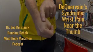 DeQuervain’s Syndrome Pain in the Wrist Near the Thumb [upl. by Ahsirek]