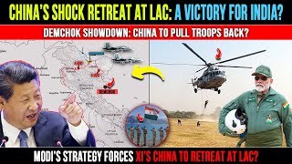 India vs China Breakthrough PLA Retreat at Demchok vs Indian Army [upl. by Axel254]