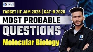 GAT B amp IIT JAM Biotechnology Questions 2025  Molecular Biology [upl. by Kabob]