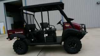 Custom 2013 Kawasaki Mule 4010 Trans in Dark Royal Red [upl. by Zaid]