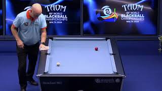 Tables 1 2  Mon 4 Nov  World Blackball Championships  Malta 2024 [upl. by Noisla495]