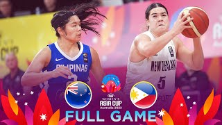 New Zealand v Philippines  Full Basketball Game  FIBA Womens Asia Cup 2023  Division A [upl. by Nort]