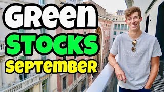 GREEN Stocks Trending Up Today  Best September Stocks [upl. by Eitak115]