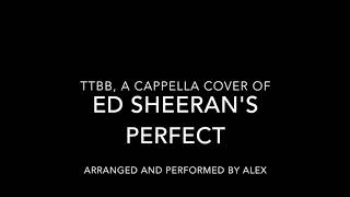 Perfect  Ed Sheeran TTBB A Cappella cover by Alex Huh [upl. by Hourihan316]