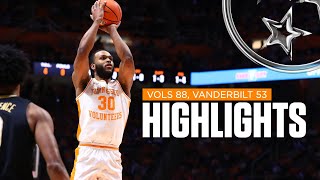 HIGHLIGHTS Vols 88 Vanderbilt 53 Feb 17 2024 [upl. by Secnarf894]