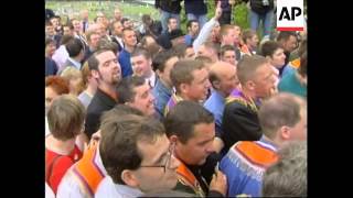 UK NIRELAND ORANGEMEN GATHER FOR MARCH WRAP [upl. by Odrarej]