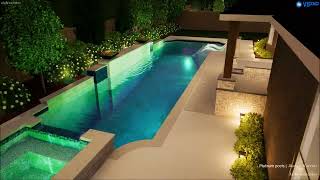 Platinum Pools  Gonzales Family Pool Design by Buddy Harrott [upl. by Else860]