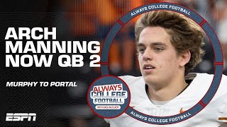 Maalik Murphy ➡️ transfer portal amp Arch Manning now QB 2️⃣ at Texas  Always College Football [upl. by Charlotta]