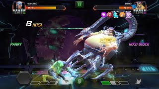 quick 5 Rank 5 Electro vs Mojo Boss  Marvel comtest of champion [upl. by Nilecoj856]