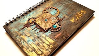 Travel Journal Cover Tutorial by Gabrielle Pollacco [upl. by Berte]