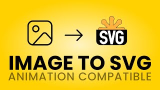 Convert Image to SVG with Individual Paths  Image to SVG  PNG to SVG  JPG to SVG [upl. by Nolita]