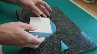 Bookbinding  How to make neat Leather Corners [upl. by Dilly]