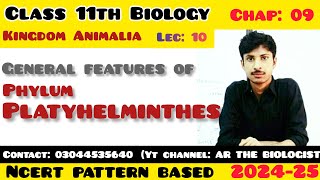 General characterstics of Phylum Platyhelminthes Kingdom Animalia Invertebrates XI Zoology [upl. by Andeee]