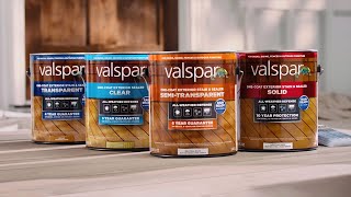 Valspar Exterior Stain amp Sealer [upl. by Hannus963]