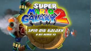 Super Mario Galaxy 2 Spin Dig Galaxy 8 Bit Remix V2 850 Sub Special Part 210 [upl. by Werdnaed]