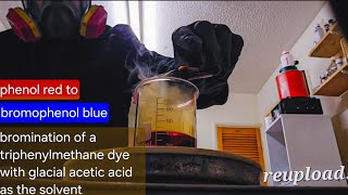 bromophenol blue from phenol red bromination and interesting conversion between two indicator dyes [upl. by Africah]